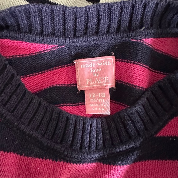 Place sweater Multicoloured striped dress - Picture 2 of 4